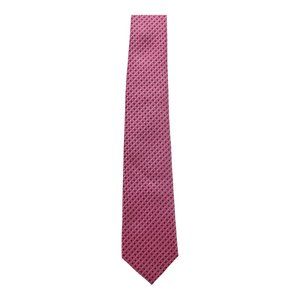 Knots for Hope Polka Dots Pattern Pink 100% Polyester Skinny Necktie